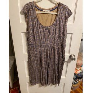 Boden Casual Weekend Blue/Purple Jersey Dress